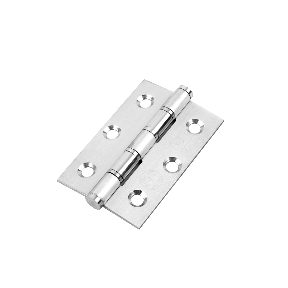 Eclipse Stainless Steel Washered Hinge 3 Inch (76mm x 51mm x 2mm) - Satin Stainless Steel (Sold in Pairs)